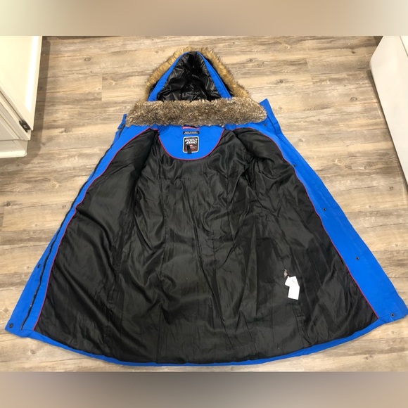 Point Zero Duvet Premium Down Cobalt Long Ski & Snow Jacket - Below -20C - Picture 12 of 12